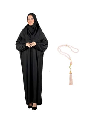 Tesettür Namaz Elbisesi Seti Black