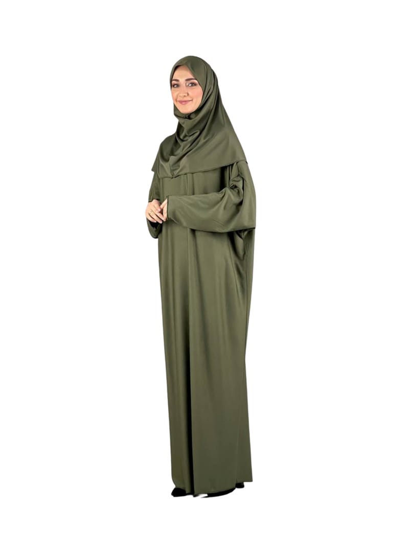 Namaz Elbisesi Seccade ve Tesbih Seti Haki - Resim 4