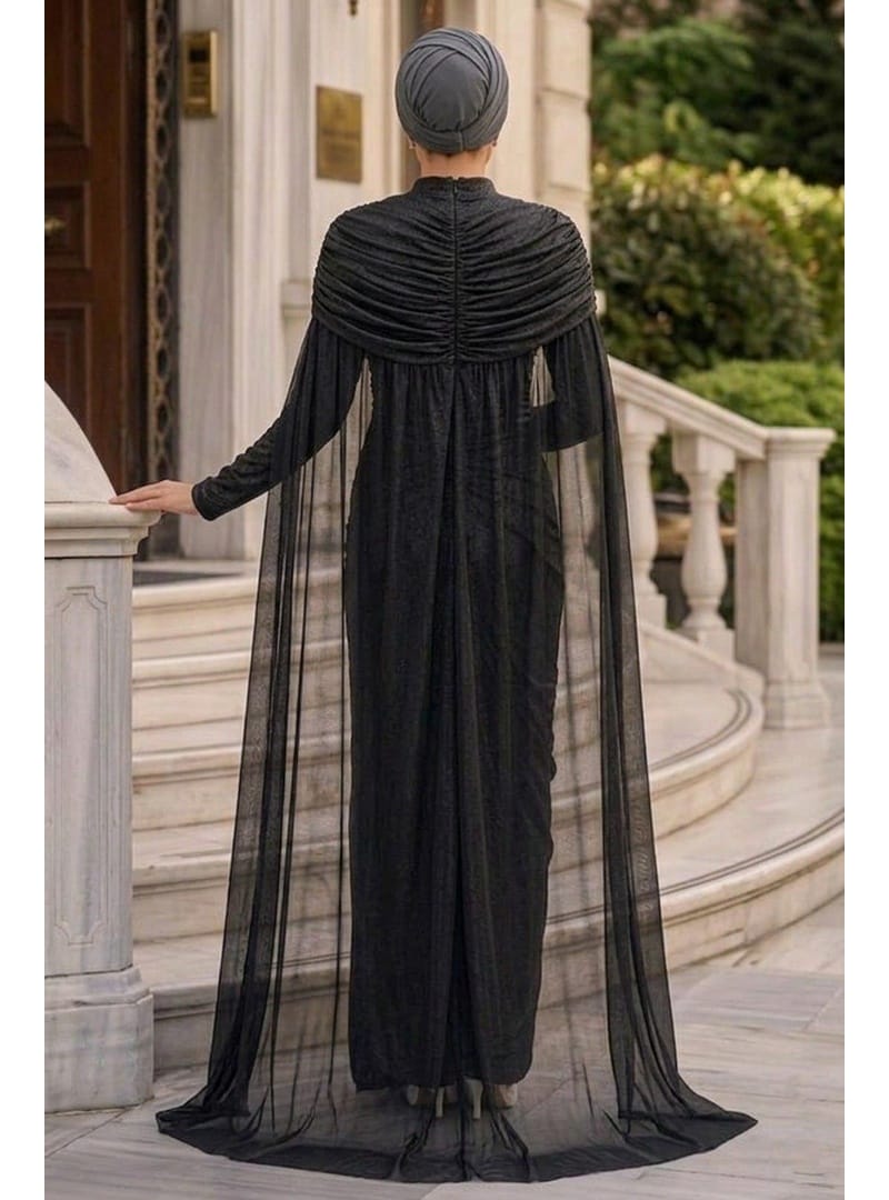 - Pelerinli Siyah 56501S - Resim 2