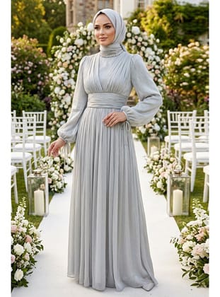 Taşlı Yaka Drapeli Mint 4952MINT
