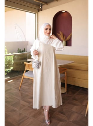 Taş İp Askılı Jile Elbise